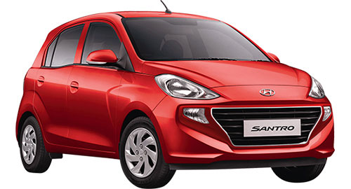 New Hyundai Santro Car Rental in Goa